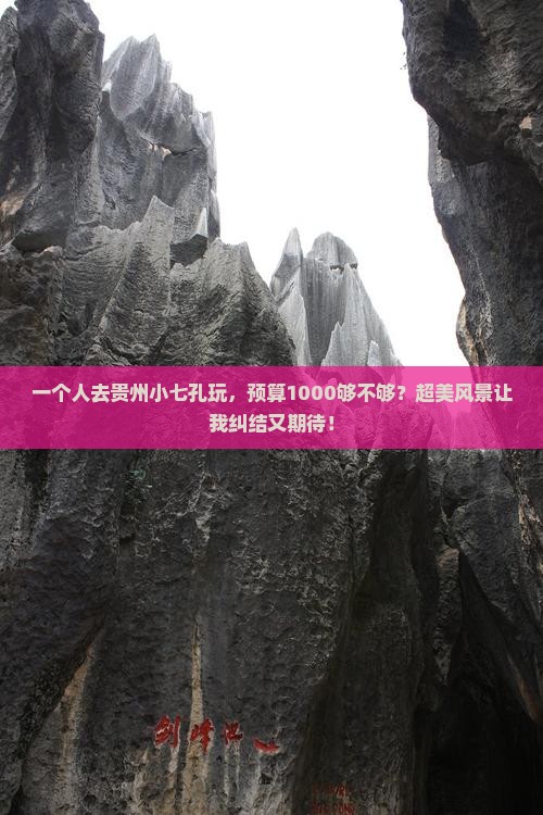 宁德去贵州小七孔个人游