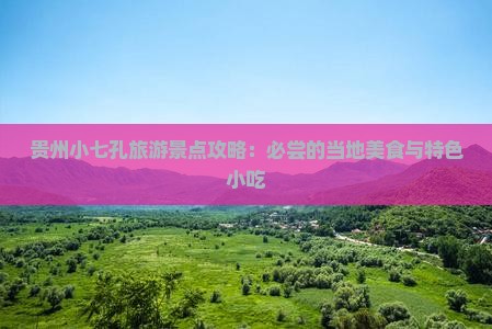 贵港去贵州小七孔旅游小吃