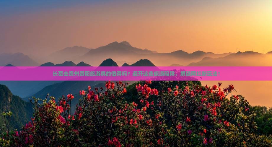 长葛去贵州贵阳旅游