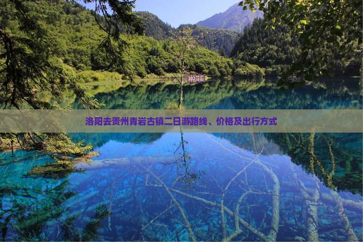 洛阳去贵州青岩古镇二日游