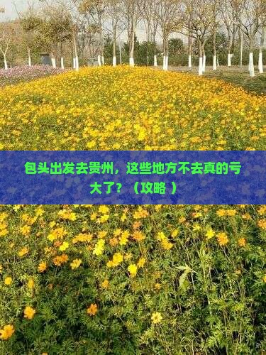 包头去贵州必去地