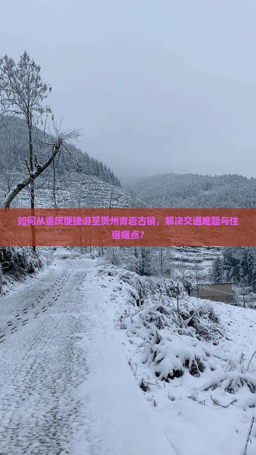如何从重庆便捷游至贵州青岩古镇，解决交通难题与住宿痛点？
