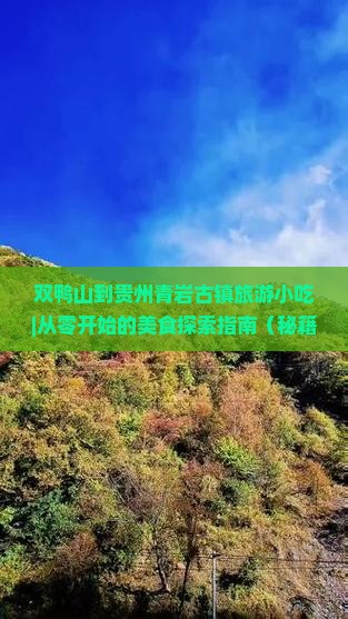 双鸭山到贵州青岩古镇旅游小吃