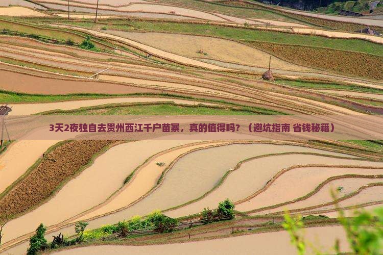 七月去贵州西江千户苗寨个人游