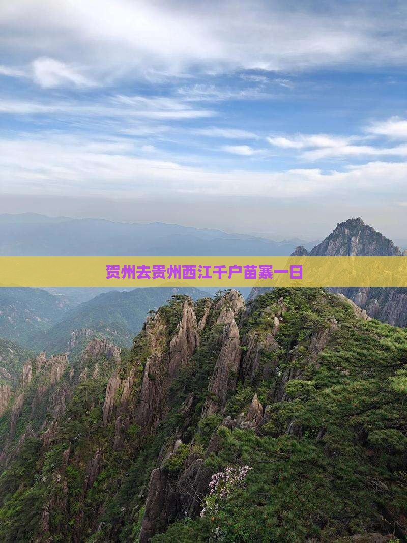 贺州去贵州西江千户苗寨一日