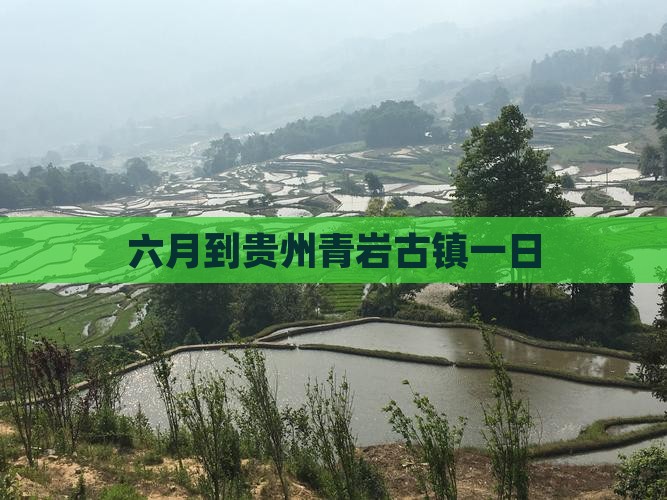 六月到贵州青岩古镇一日