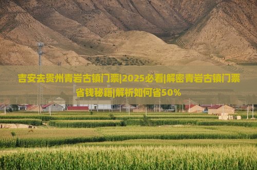 吉安去贵州青岩古镇门票