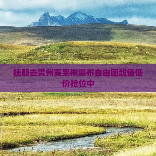 抚顺去贵州黄果树瀑布自由团