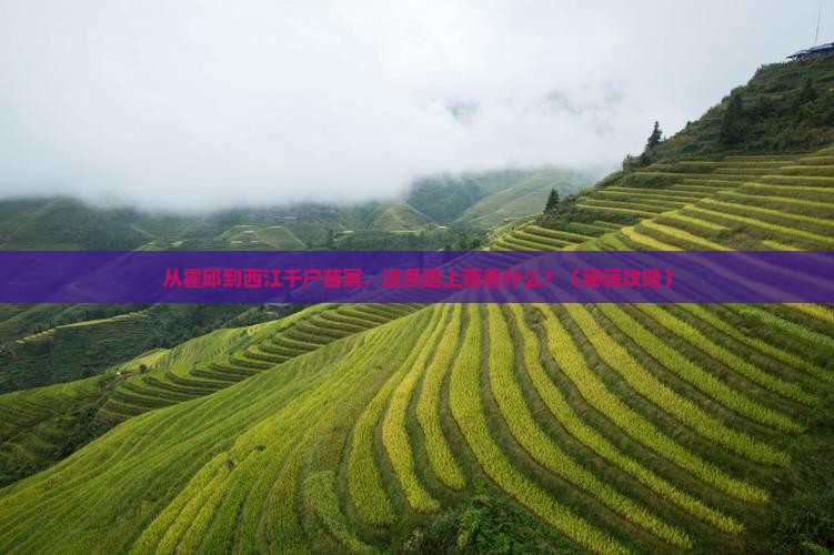 霍邱去贵州西江千户苗寨必去地