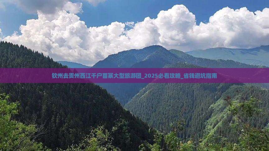 钦州去贵州西江千户苗寨大型旅游团