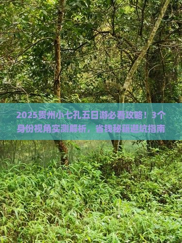 春天去贵州小七孔五日游
