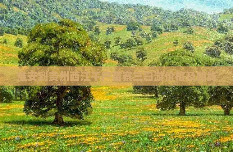 淮安到贵州西江千户苗寨三日游价格及路线
