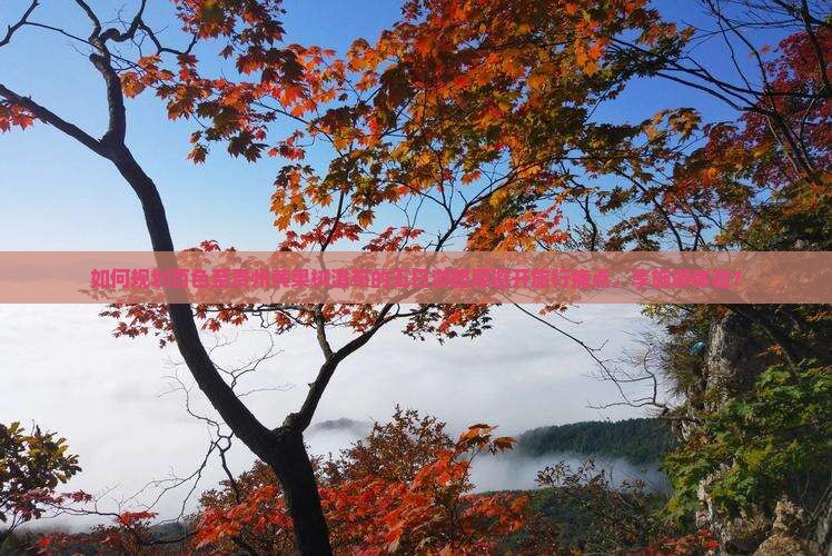 如何规划百色至贵州黄果树瀑布的五日游路犀避开旅行痛点，享施游体验？
