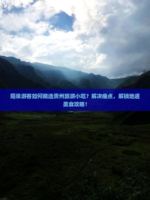 阳泉游客如何精选贵州旅游小吃？解决痛点，解锁地道美食攻略！