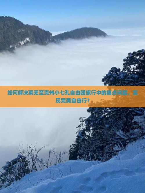 如何解决莱芜至贵州小七孔自由团旅行中的痛点问题，实现完美自由行？