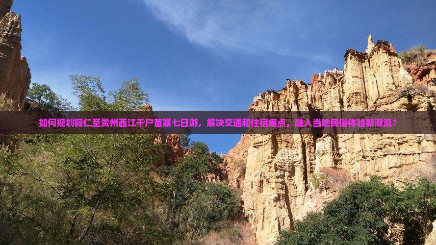 如何规划铜仁至贵州西江千户苗寨七日游，解决交通和住宿痛点，融入当地民俗体验新潮流？