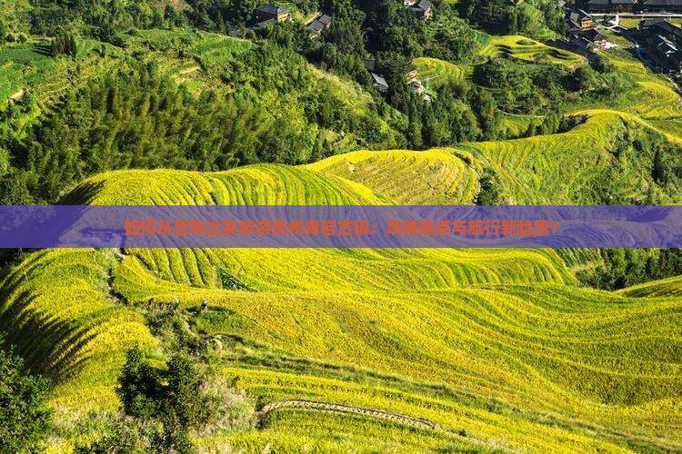 如何从吉林出发畅游贵州青岩古镇：攻略痛点与旅行新趋势？