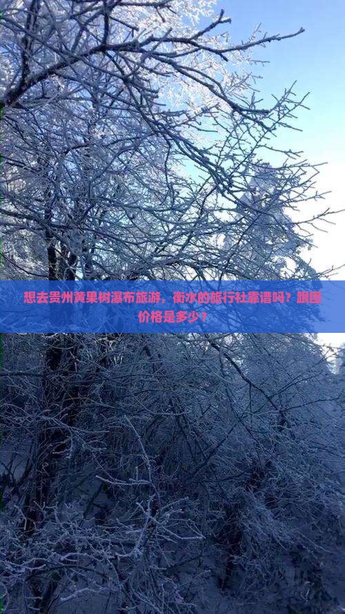 想去贵州黄果树瀑布旅游，衡水的旅行社靠谱吗？跟团价格是多少？