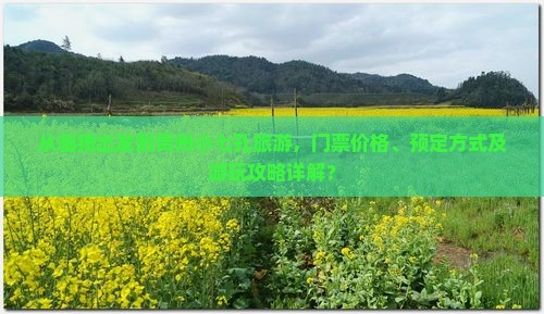 从临猗出发到贵州小七孔旅游，门票价格、预定方式及游玩攻略详解？