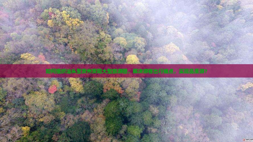 如何组织汕头至贵州贵阳大型旅游团，解决游客出行痛点，实现品质游？