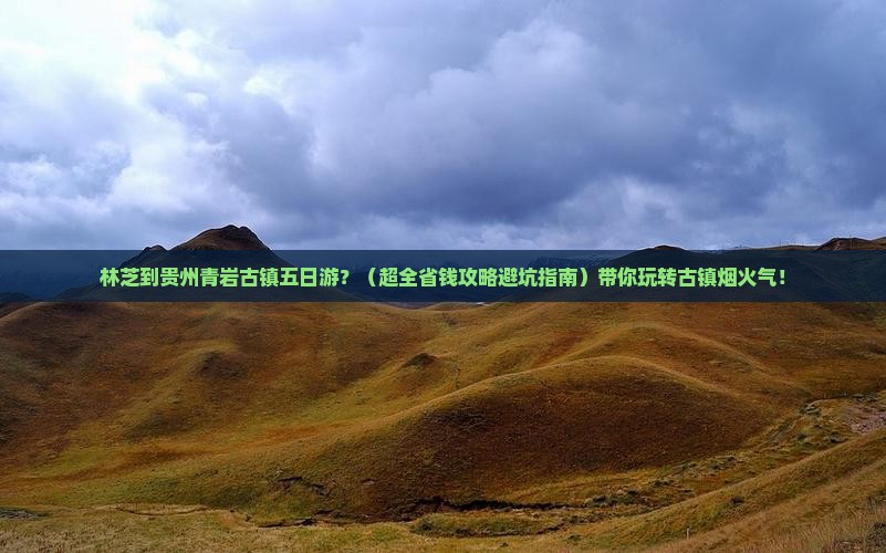林芝去贵州青岩古镇五日游