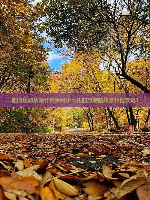 如何规划从喀什到贵州小七孔的旅游路线及行程安排？