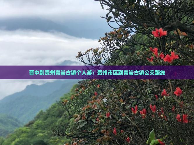 晋中到贵州青岩古镇个人游:贵州市区到青岩古镇公交路线 晋中到贵州青岩古镇个人游:贵州市区到青岩古镇公交路线