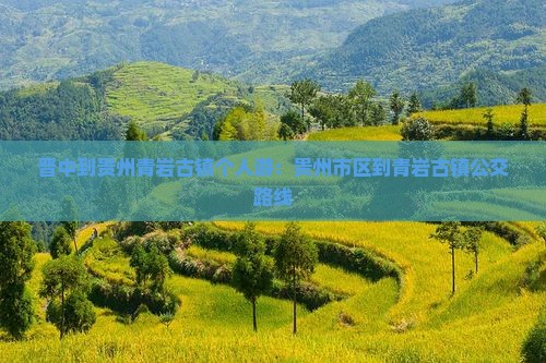 晋中到贵州青岩古镇个人游:贵州市区到青岩古镇公交路线 晋中到贵州青岩古镇个人游:贵州市区到青岩古镇公交路线