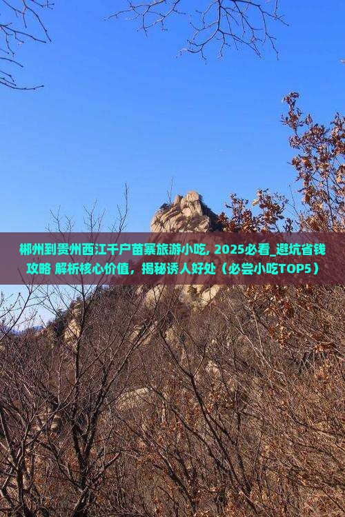 郴州到贵州西江千户苗寨旅游小吃