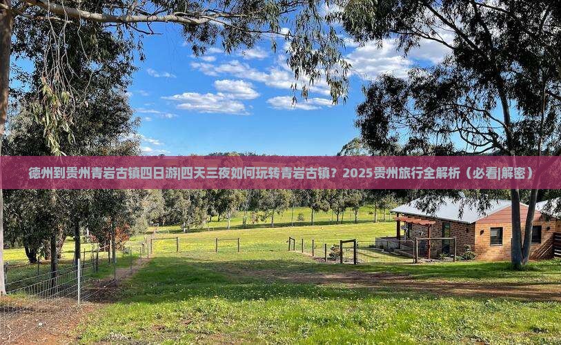 德州到贵州青岩古镇四日游