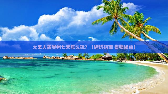 大丰到贵州七日游
