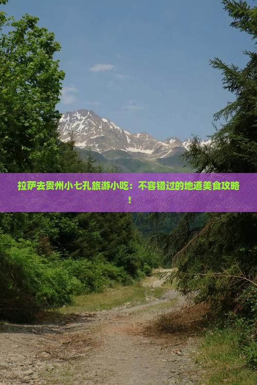 拉萨去贵州小七孔旅游小吃