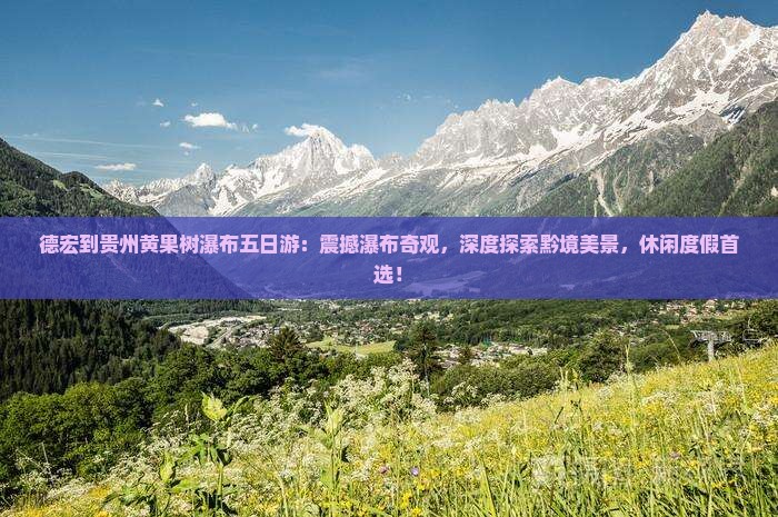 德宏到贵州黄果树瀑布五日游