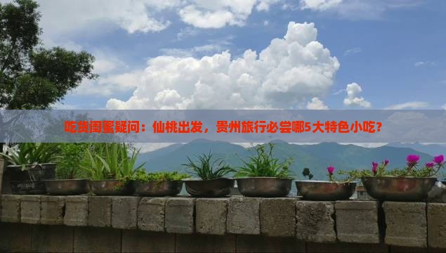 吃货闺蜜疑问：仙桃出发，贵州旅行必尝哪5大特色小吃？