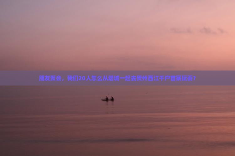 朋友聚会，我们20人怎么从塔城一起去贵州西江千户苗寨玩耍？