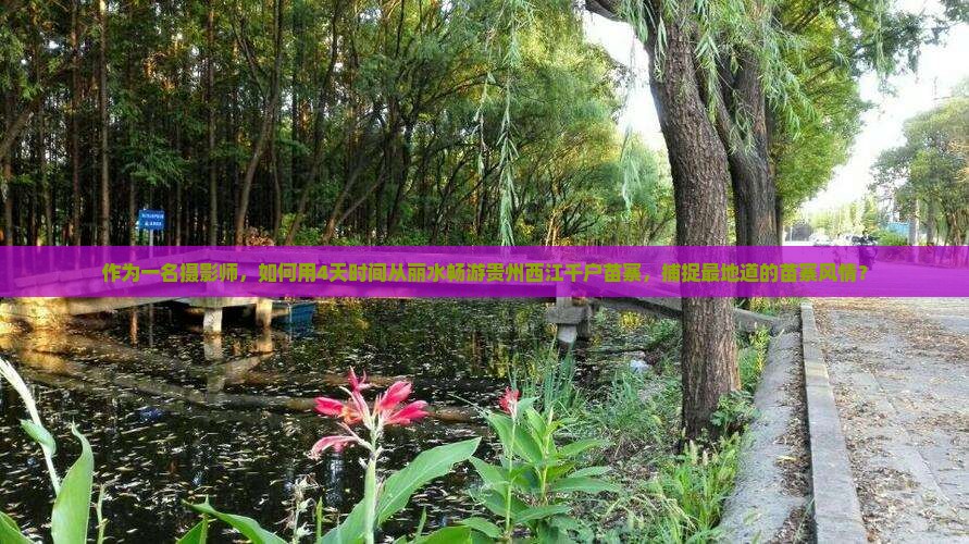 作为一名摄影师，如何用4天时间从丽水畅游贵州西江千户苗寨，捕捉最地道的苗寨风情？