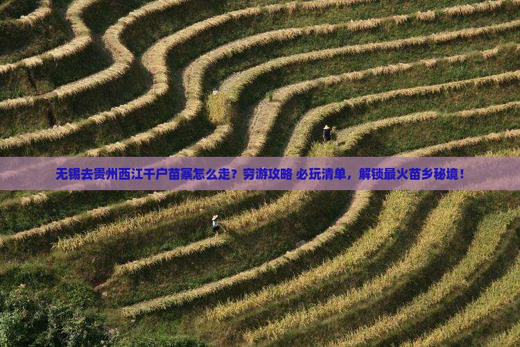 无锡去贵州西江千户苗寨旅行社