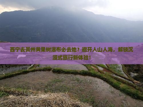 西宁去贵州黄果树瀑布必去地