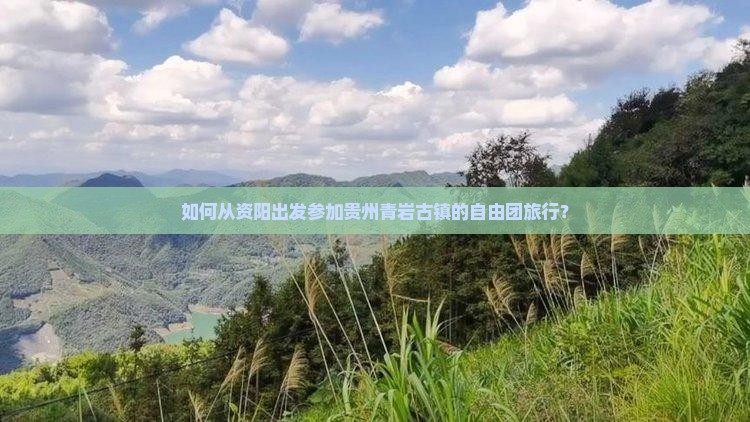 如何从资阳出发参加贵州青岩古镇的自由团旅行？