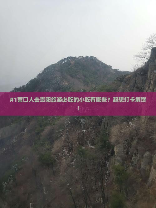 #1营口人去贵阳旅游必吃的小吃有哪些？超想打卡解馋！