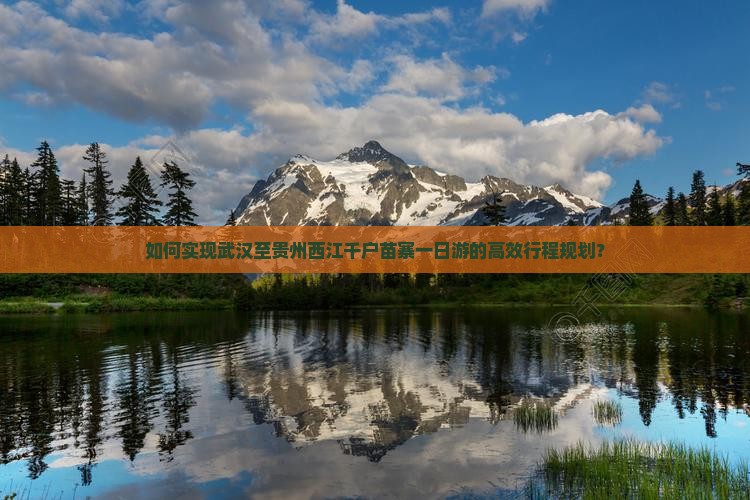 如何实现武汉至贵州西江千户苗寨一日游的高效行程规划？