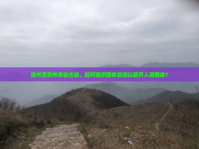 宿州至贵州青岩古镇，如何组织团体旅游以避开人潮拥堵？