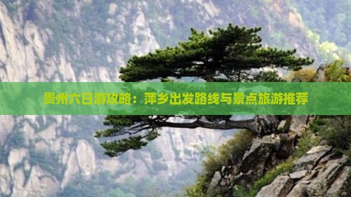 萍乡去贵州六日游