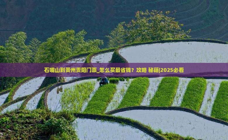石嘴山到贵州贵阳门票