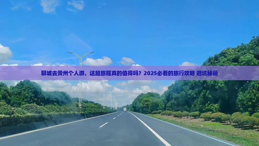 聊城去贵州个人游