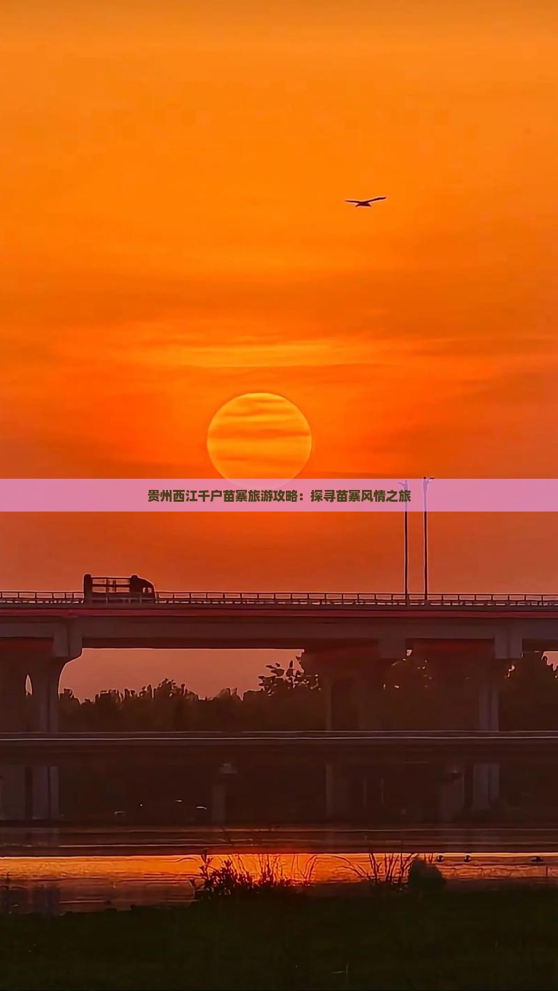 贵州西江千户苗寨旅游攻略：探寻苗寨风情之旅