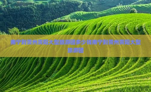 南宁到贵州贵阳大型旅游团