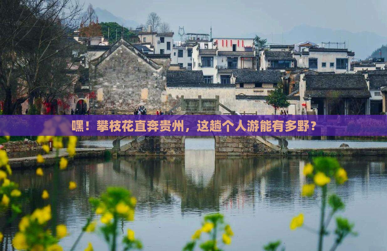 攀枝花去贵州个人游