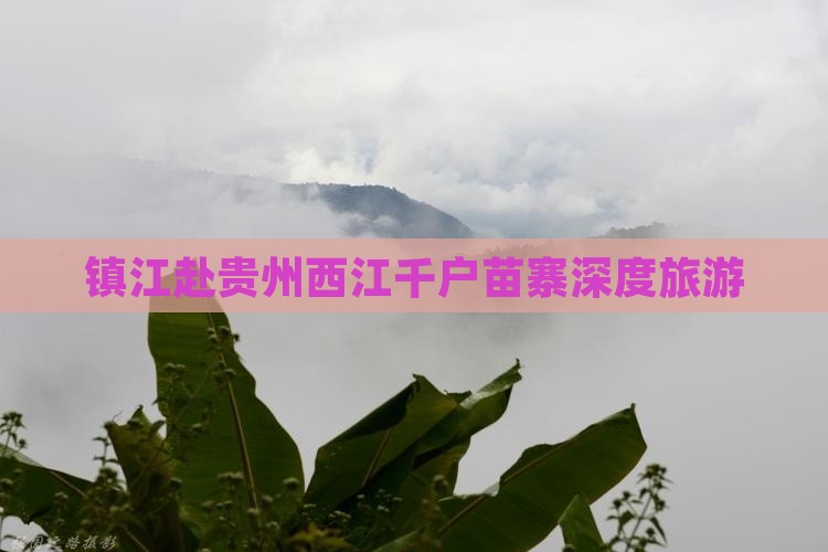 镇江去贵州西江千户苗寨团体旅游