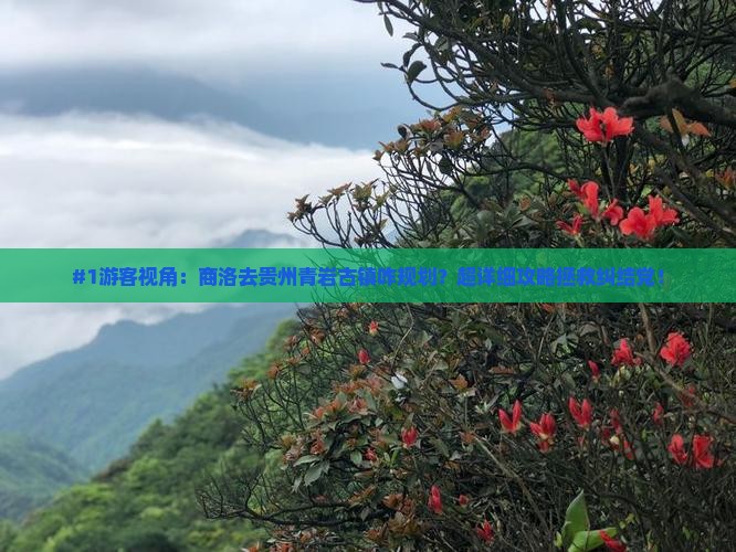 商洛到贵州青岩古镇旅游